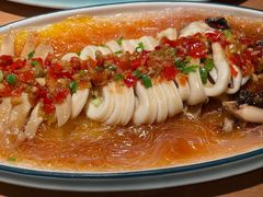 焗鱿鱼-波螺油子·海肠捞饭·青岛菜(银座店)