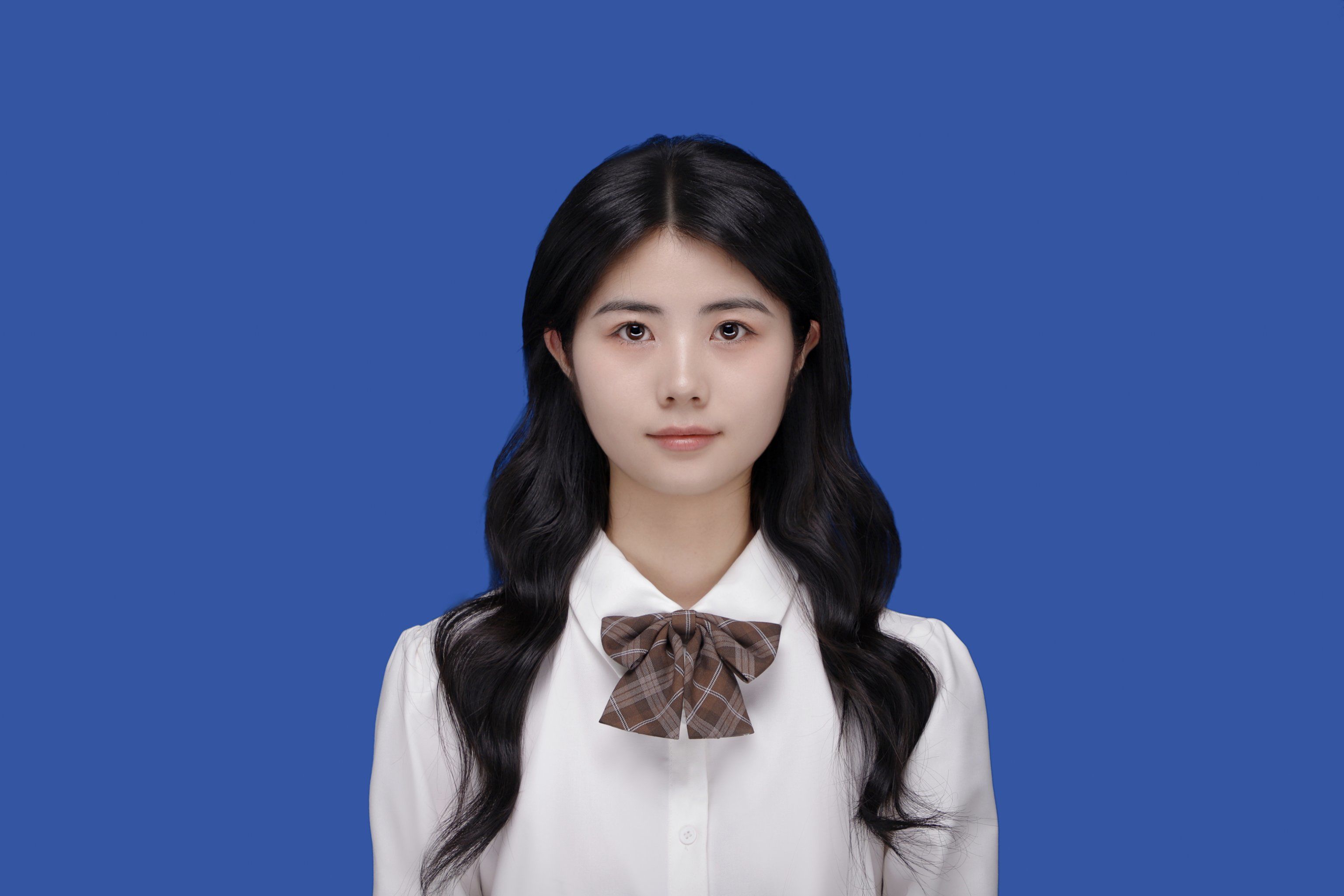 超喜欢超喜欢 感谢柚子摄影#天真蓝学院风证件照