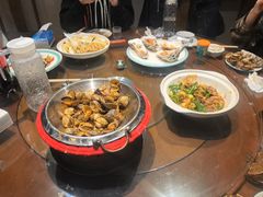 -东来菜馆•手抓海鲜家常菜•海鲜锅贴(鸽子窝店)