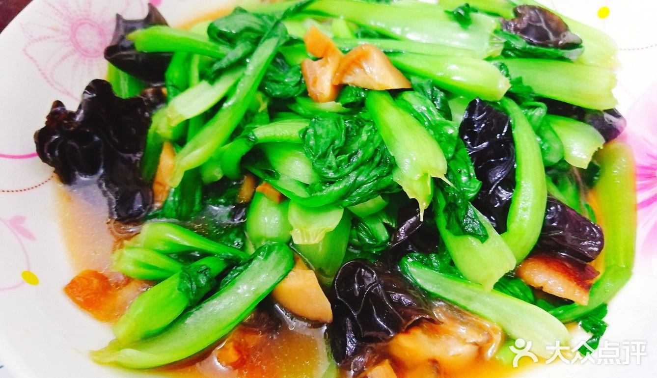 爽口简单的香菇青菜，夏天就要拒绝油腻！