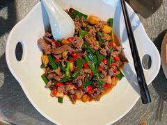 笋干条炒熏肉-沅江水·湖南家宴(南村万博长隆商圈店)