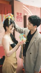 -桃子造型婚纱礼服(凤起广场店)