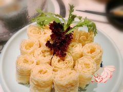 炸豆皮-左庭右院鲜牛肉火锅(浦江欢乐颂店)