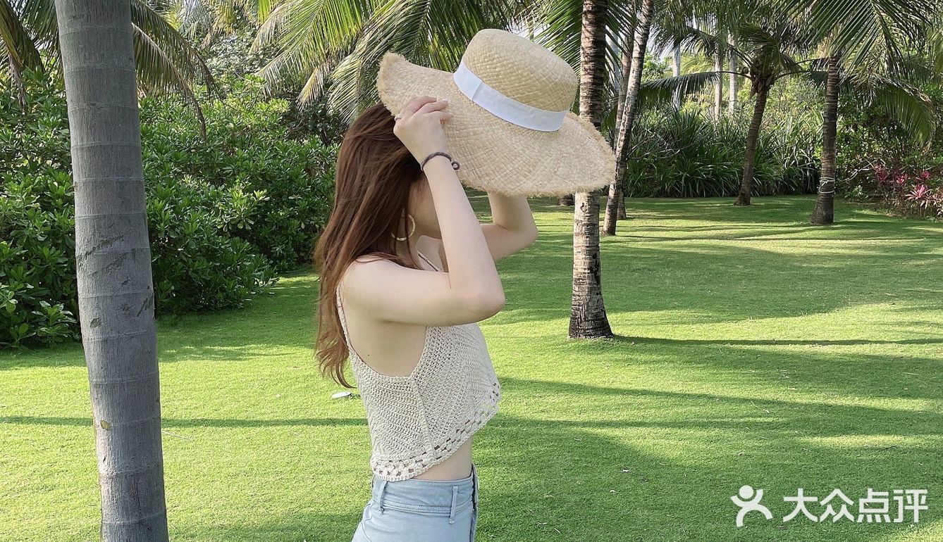 🌴 三亚艾迪逊· 私人沙滩边的椰林也太好拍了