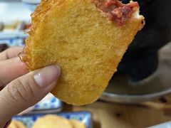 鸡蛋炸馒头片-大槐树烤肉馆