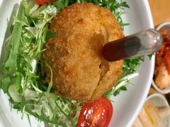 酥炸猪肉裹温泉蛋-胜博殿日式炸猪排(西红门店)