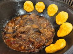小笨鸡蘑菇锅-炮爷东北铁锅炖(棠安路店)