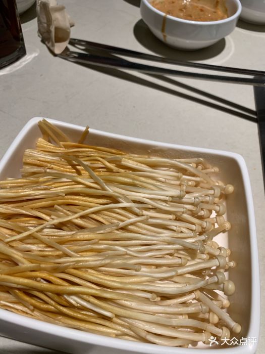 火锅(紫竹桥店)-黄色金针菇-菜-黄色金针菇图片-北京美食-大众点评网