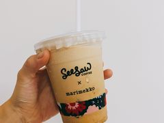 山茶桃胶拿铁-Seesaw Coffee(深圳万象天地店)