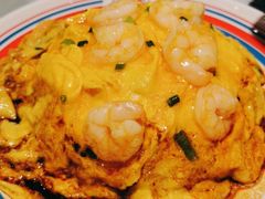 虾仁煎蛋饭-敏华冰厅(平安金融中心店)