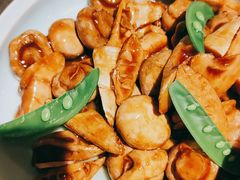 春笋烧口蘑-北平盛世·新京菜·北京烤鸭(劲松·双井店)