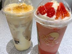 雪山莓莓桂花冻-喜茶(青岛金狮广场店)