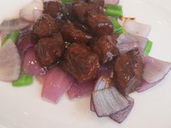 黑椒牛仔粒-骏莱海鲜鱼港(五角场店)
