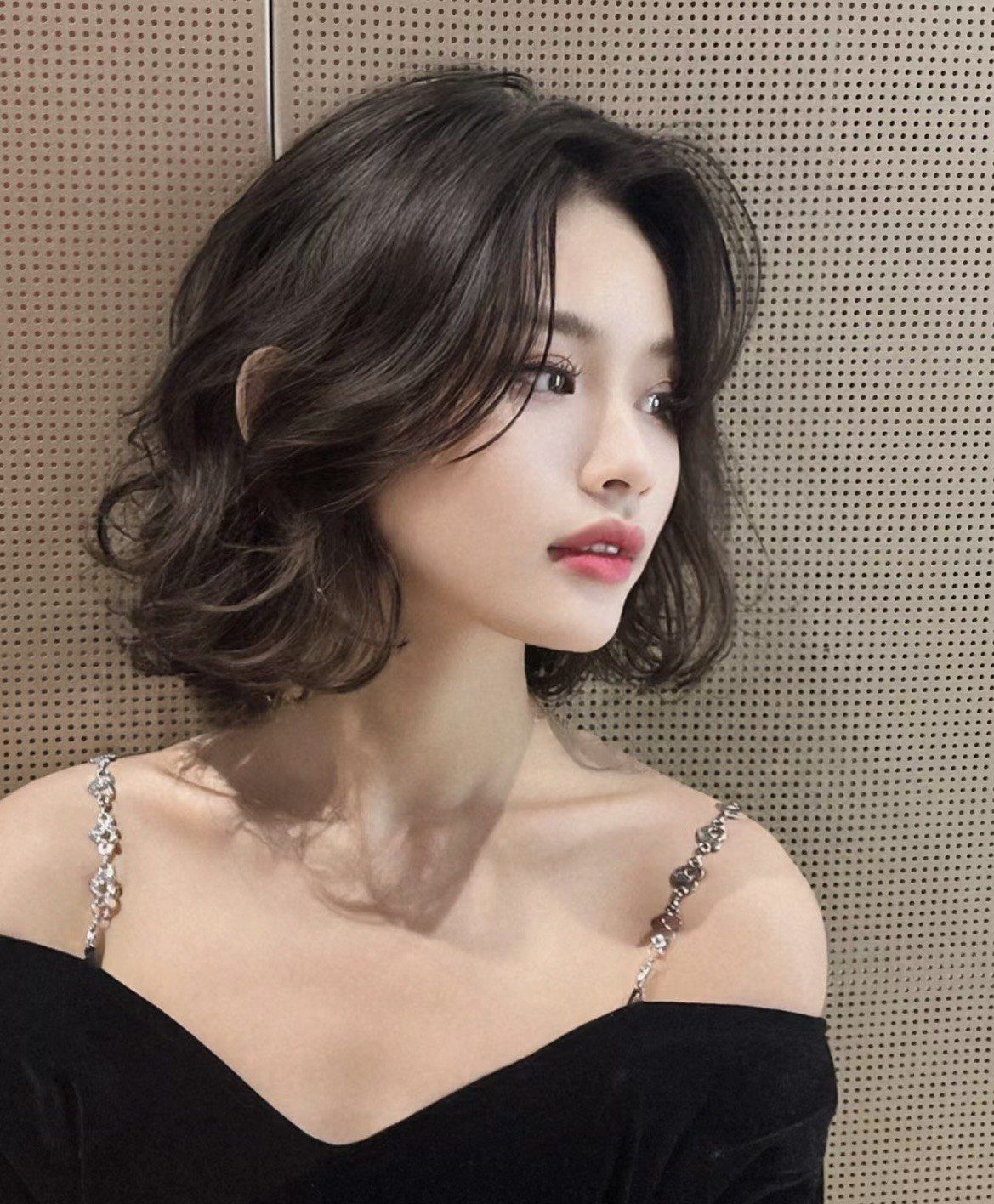 短发烫发 #港风卷发