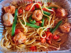 椰香咖喱鸡肉意面-达美乐比萨(石景山万达店)