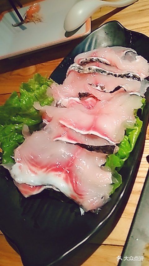 鲜入围煮旺角网红海鲜打边炉(北景园店)六秒鱼片图片 - 第1张