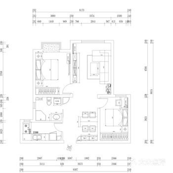 83平北欧风—— 	 客厅：北欧风格的软装风格