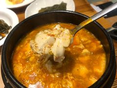 嫩豆腐汤-万兴佳烤肉·长白山老味道(宏泰广场店)
