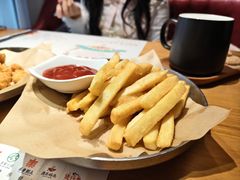 美式炸粗薯条-大快乐牛排咖啡馆·本地西餐厅(南溪钻石城店)