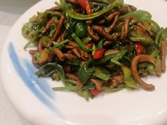 鸭肠炒杭椒-不倒翁·安徽名菜楼(步行街店)