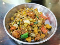 酸菜炒大肠-夏茅维记饭店