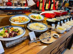 自助取餐区-广州希尔顿逸林酒店-OPEN開·全日制餐厅·海鲜·小火锅·自助餐(东风路店)