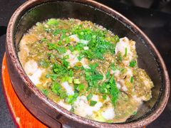 烫口石锅雪花鱼-老头儿油爆虾·知味杭州(爱琴海购物中心)