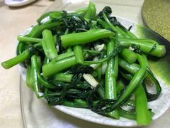生炒菜心-拉叔扇鸡