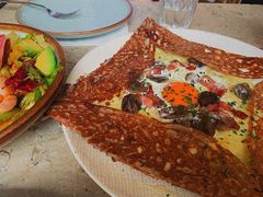 鸡蛋蘑菇熏肉荞麦可丽饼-RAC BAR(安福路店)