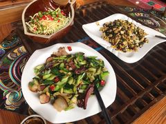 竹笋炒酸菜-侯家庄阿才有品私房菜馆