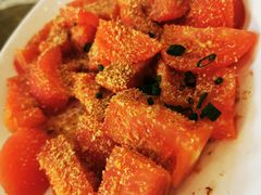 九制陈皮蒸蕃茄-台山美食一绝阿四台山黄鳝饭(阿四创作店)