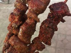 -劳动公园新疆人烤腰子