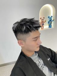 -海文先生国潮烫染男士理发馆