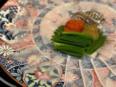 比目鱼薄切-然锅料理