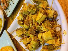 炸金针菇卷-尕羊烤肉餐厅·清真(会宁路店)