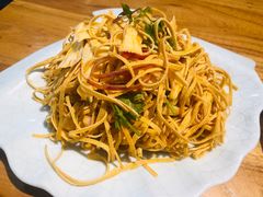 凉拌板筋豆腐皮-老胖串店(山大路店)