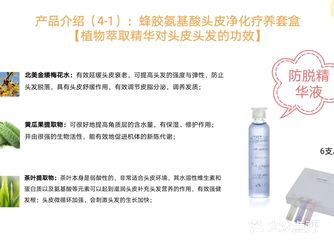 蜂胶氨基酸头皮净化疗养套盒 【植物萃取精华对头皮头发