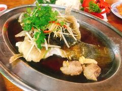 清蒸石斑鱼-無招牌海鮮(芽笼店)