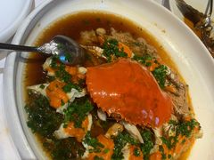 葱油蒸红膏蟹-玫瑰厅上海菜(兴国路店)