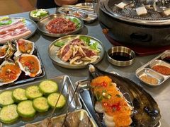 -围炉肉舍•炭烤活鳗•丹东海鲜烤肉(步行街店)