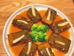 鲍汁自制翠豆腐-竹里馆·淮扬菜·功夫茶(老门东店)