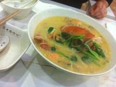 膏蟹汤面-十面欢腾·海鲜面·台式Bistro(长乐路店)
