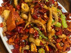 干煸鱿鱼须-老姑砂锅·烧烤天津菜(体北道店)