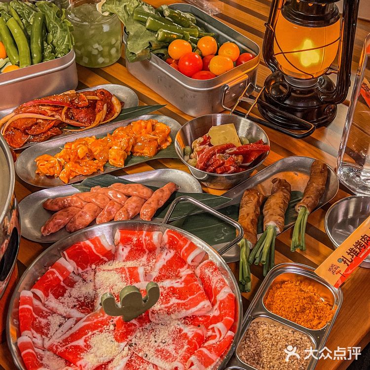 成都首家露营风烤肉⛺️氛围拉满🌟