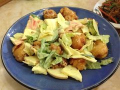 炸鸡色拉-郑阿姨的家·이모네·韩料&烤肉(武川路店)