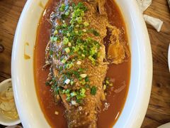 煎烧黄河大鲤鱼-老雒阳面馆·水席(王城路店)