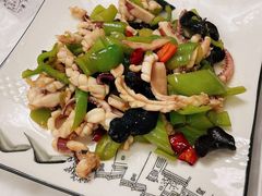 辣炒鱿鱼-宾朋海鲜饭庄(兴海路店)