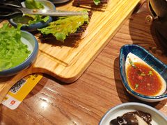 -明洞阿姨·韩式酱蟹烤肉·创意料理(三元桥店)