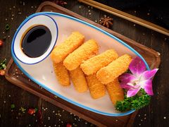 酥酥的蛋味糍粑-山城外·非遗酸菜鱼(蜀都万达店)