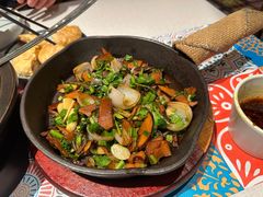 包烧野生牛肝菌-云海肴·汽锅鸡·云南菜(天山百盛优客店)